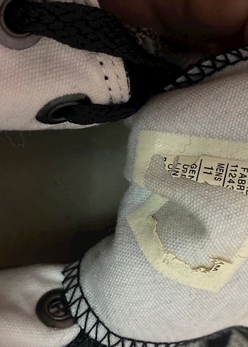 Converse 44 numara Desenli, bağcıklı sneaker. - Görsel 9