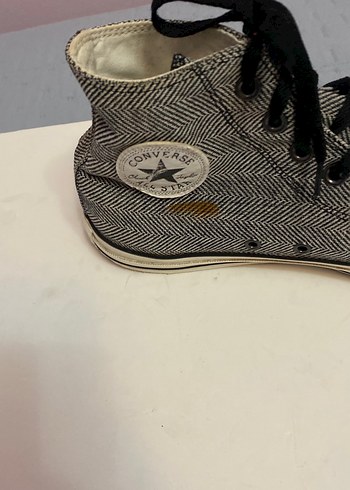 Converse 44 numara Desenli, bağcıklı sneaker. - Görsel 8