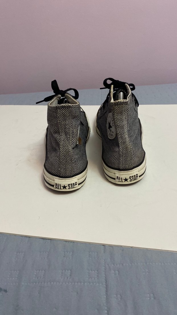 Converse 44 numara Desenli, bağcıklı sneaker. - Görsel 4