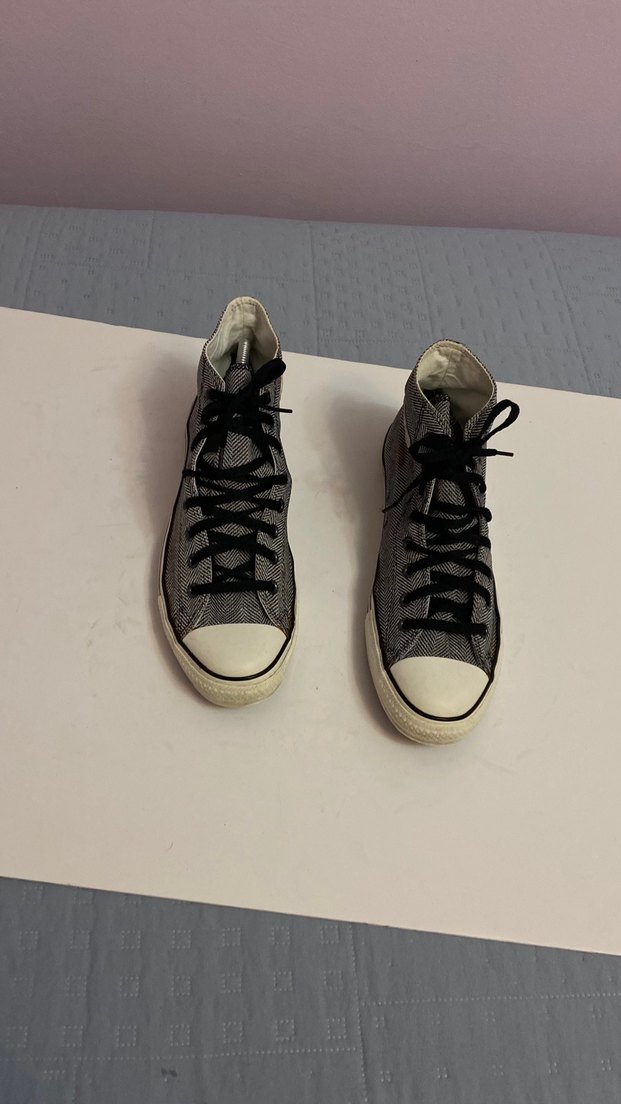 Converse 44 numara Desenli, bağcıklı sneaker. - Görsel 3