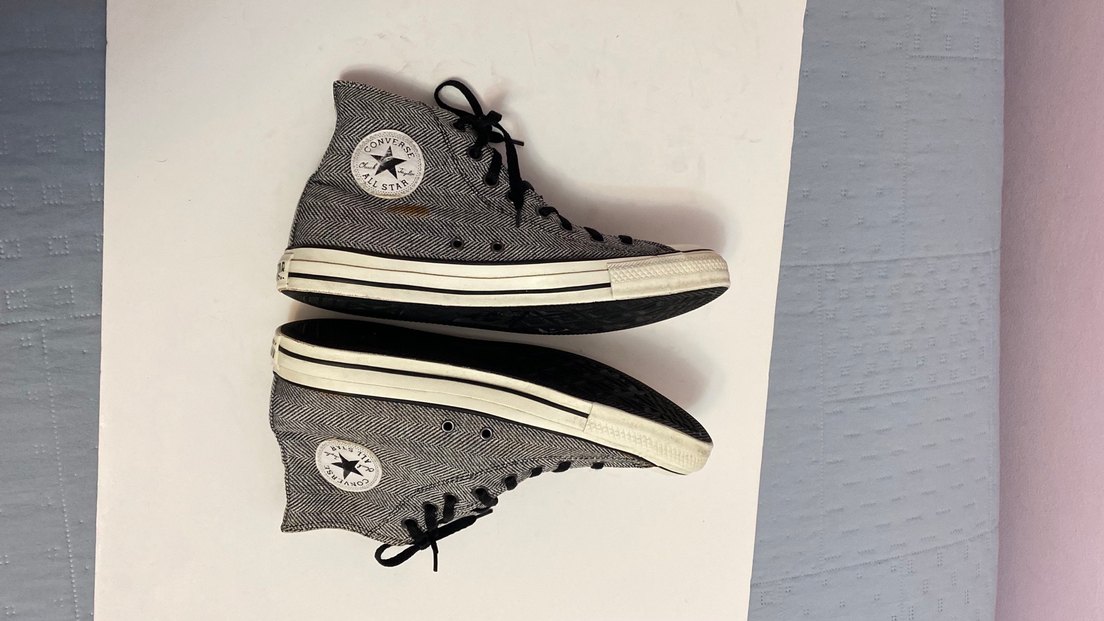 Converse 44 numara Desenli, bağcıklı sneaker. - Görsel 5