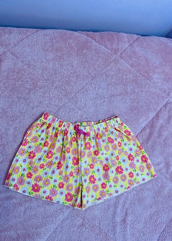 Koton 7-8 yaş Sarı Çicekli Pileli Süs Bağcıklı - Görsel 2