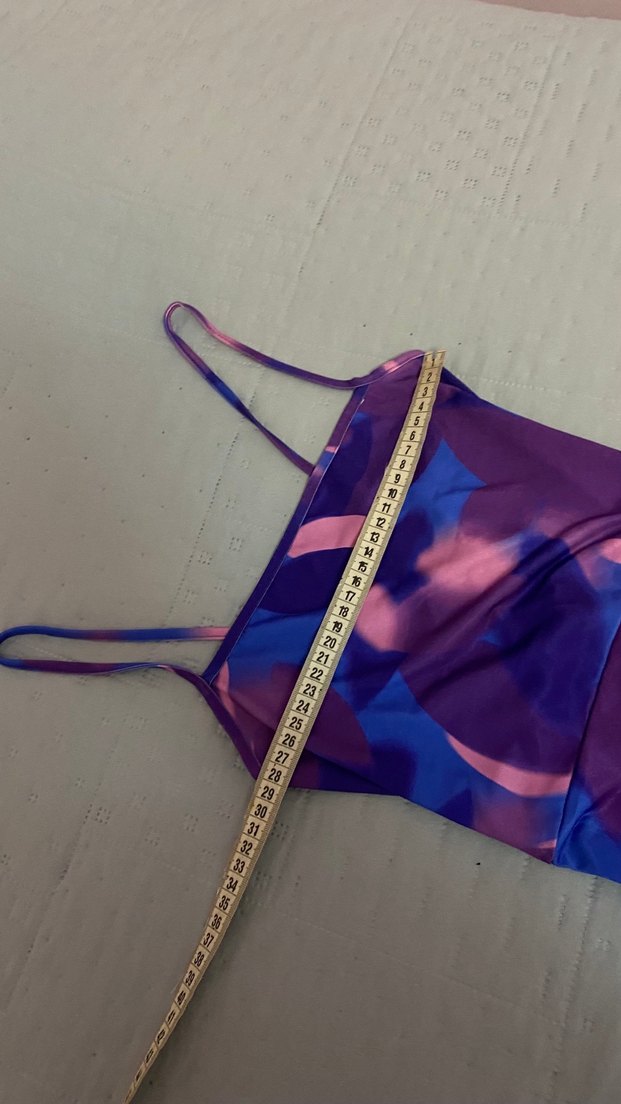 Trend  İnce Askılı Sırt Dekolteli Önden Yırtmaçlı Drapeli Elbise - Görsel 5