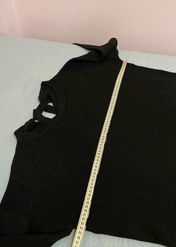 Trend 38 beden kazak arka boyun kısmından bağlama detaylı - Görsel 3