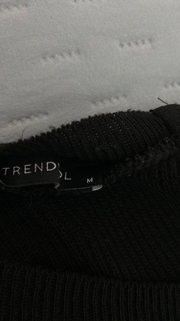 Trend 38 beden kazak arka boyun kısmından bağlama detaylı - Görsel 4