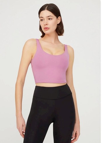 Los Ojos Spor Büstiyer Toparlayıcı 38 beden  Lavanta rengi - Görsel 2