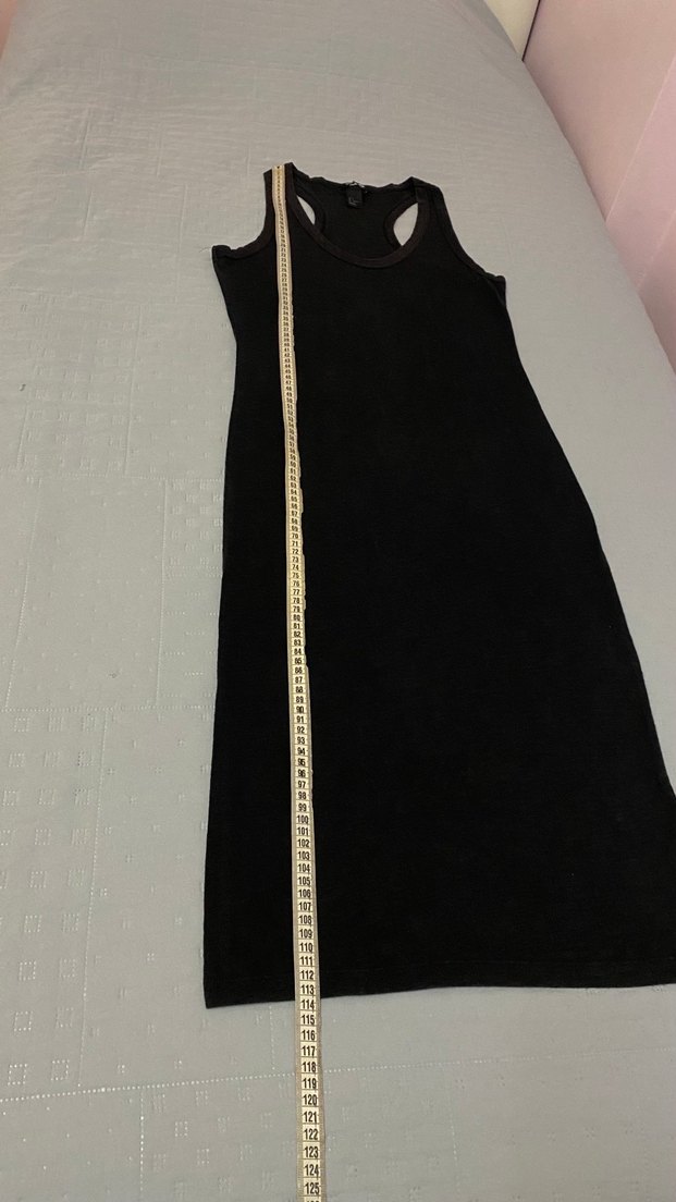 H&M 34 beden Basic askılı elbise - Görsel 3