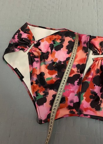 Trend Tek Omuz Drapeli Yırtmaçlı Elbisesi Asimetrik 34 beden - Görsel 4