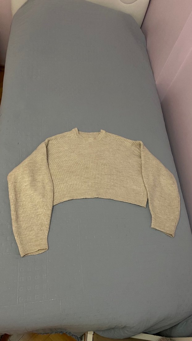 Crop oversize kazak 38 beden - Görsel 2