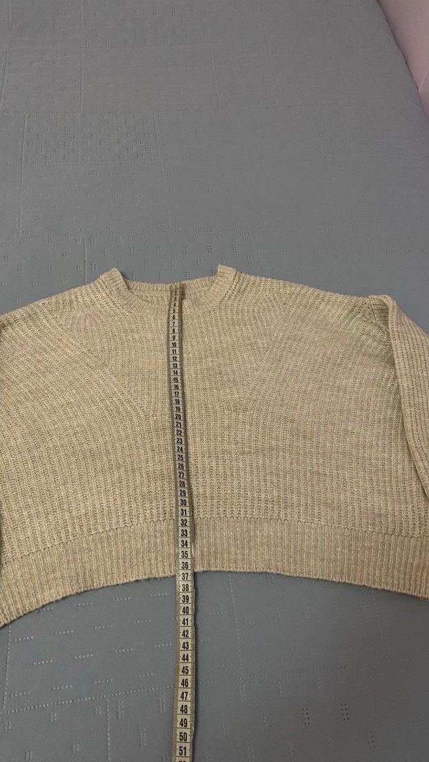 Crop oversize kazak 38 beden - Görsel 3