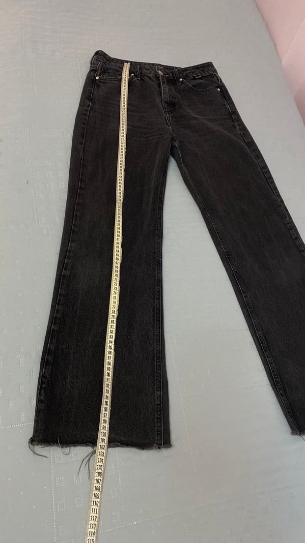 Mavi jean kot pantolon 25/30 Victoria  antrasit renk - Görsel 2