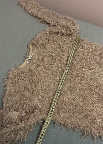 Zara Sakallı Bluz 38 beden lila pudra arasında tonu - Görsel 4