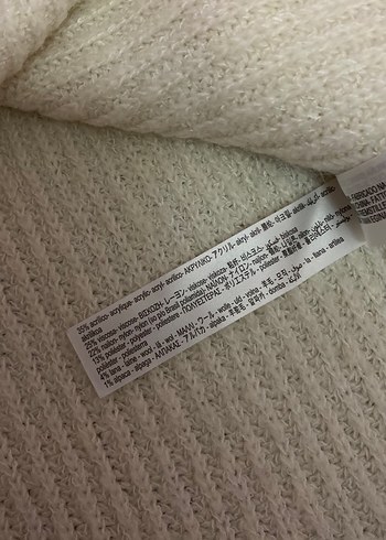 Zara Yün-Alpaga Karışımı Boğazlı Kazak Ekru rengi, Yün-Alpaga - Görsel 6