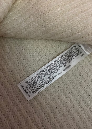 Zara Yün-Alpaga Karışımı Boğazlı Kazak Ekru rengi, Yün-Alpaga - Görsel 7