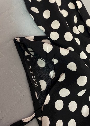 Lc Waikiki Kruvaze Yaka Puantiyeli Bluz Uzun kollu. 38 beden - Görsel 8