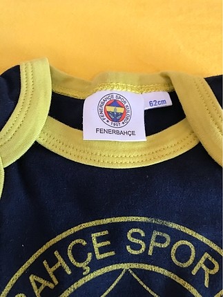 3 Ay Beden lacivert Renk Fenerbahçe 3-6 ay 62 cm bebek bady