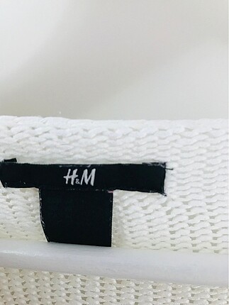 44 Beden beyaz Renk H&M marka 44 beden triko kazak