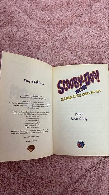  Scooby Doo ve Uğuldayan Kurtadam çocuk kitap