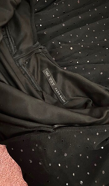 Zara marka 34 beden sırt dekolteli gece elbisesi - Görsel 7