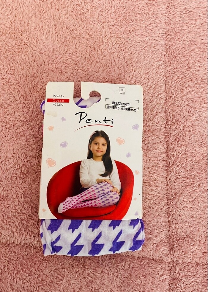 Penti 11-13 yaş külotlu çorap - Görsel 2