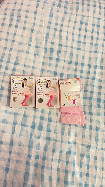 7-9 yaş külotlu çorap beyaz siyah pembe - Görsel 2