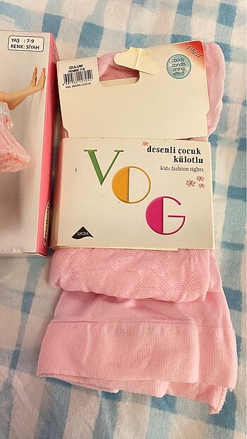 7-9 yaş külotlu çorap beyaz siyah pembe - Görsel 3