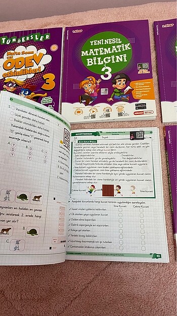 Beden Renk Kırmızı Beyaz Yayınları 3 sınıf kaynak kitap set