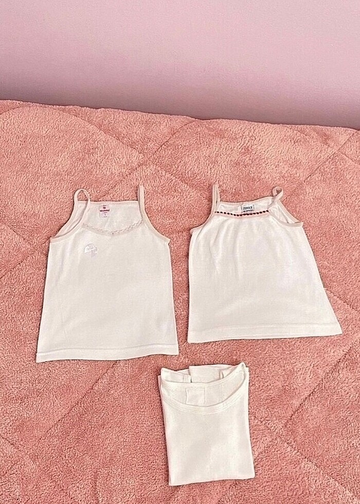 1 yaş kız bebek atlet - Görsel 2