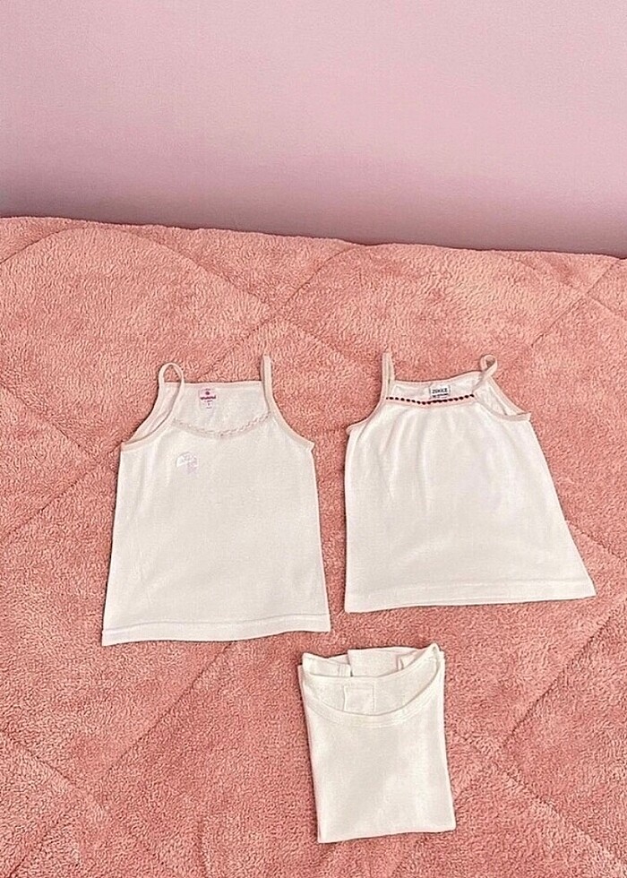 1 yaş kız bebek atlet - Görsel 3