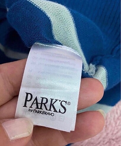 42 Beden mavi Renk Park Bravo 42 beden hırka çizgili