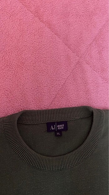 xxl Beden yeşil Renk Armani Jean XXL beden erkek kazak