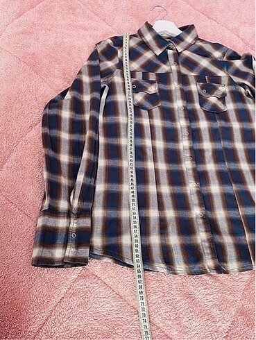 36 Beden çeşitli Renk Pull&Bear 36 beden kareli gömlek