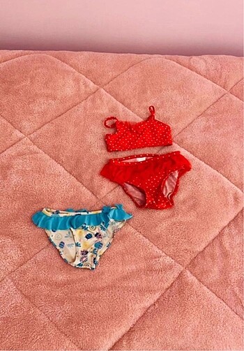 LC Waikiki Lc waikiki marka 9-12 ay kız bebek kırmızı tütü bikini