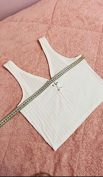 38 Beden Mango 38 beden crop askılı bluz