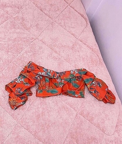 38 Beden Trendyol 38 beden büstiyer crop bluz