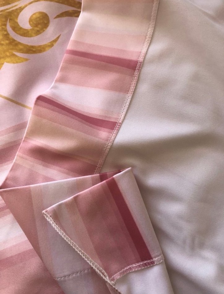 Pembe Baskılı Doğum Günü fon perde - Görsel 5