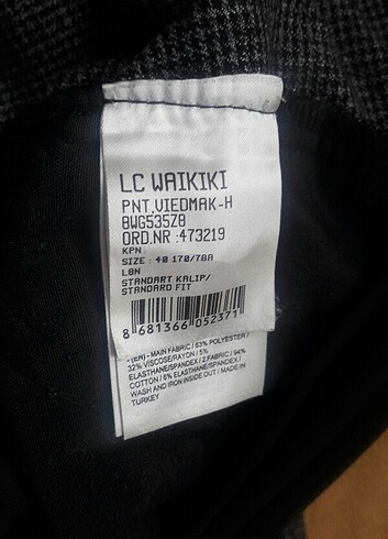 40 Beden gri Renk Pantolon