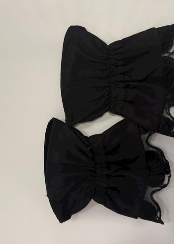 Siyah Dantel Detaylı - Görsel 2