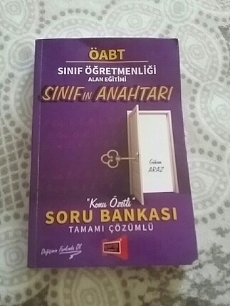 Oabt sınıf öğretmenliği sınıfın anahtari soru Bankası / yargı 