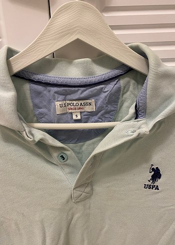 U.S Polo Assn. Erkek Yeşil Keten Polo Tişört
