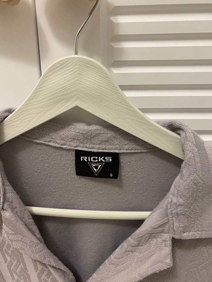 Bej Kısa Kollu Keten Erkek Gömlek - Görsel 2