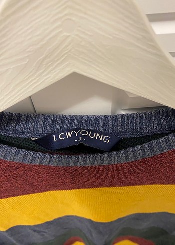 Çizgili Yün Kazak - Görsel 2