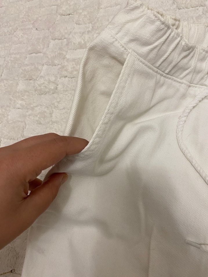 Bej Pamuklu Rahat Kesim Kadın Pantolon - Görsel 4