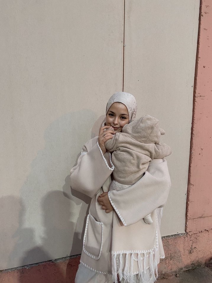 InStyle Alira Atkılı Kaşe Ceket - Bej - Görsel 3