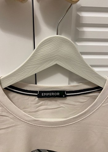 Baskılı Beyaz Kısa Kollu erkek Tişört - Görsel 2