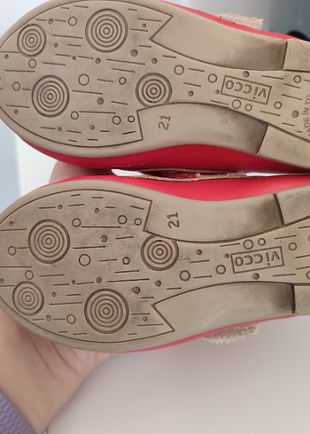 Kırmızı Fiyonklu Kız Çocuk Babet - Görsel 6