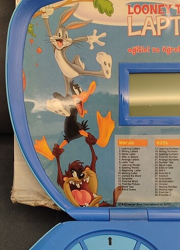 Fisher Price Looney tunes eğitici laptop bilgisayar