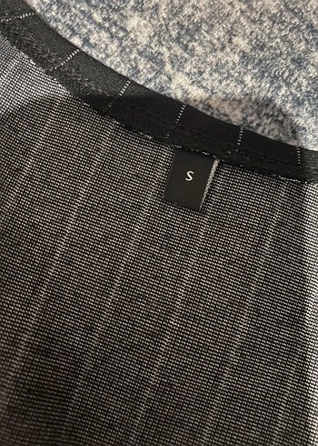 Trendyol & Milla Siyah Çizgili Transparan Denim Halter Yelek
