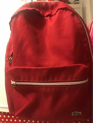 Lacoste Orijinal Lacoste pembe ve kırmızı çanta