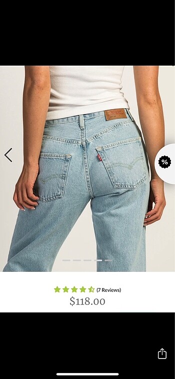 36 Beden Levis 501 90?s jean